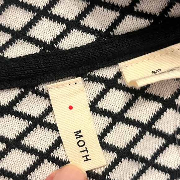 Moth (Anthropologie) Jacquard Moto jacket - Picture 6 of 13